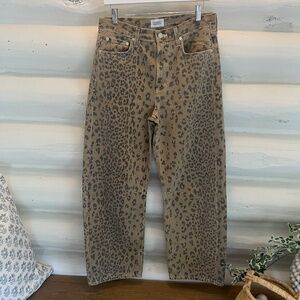 Miro leopard print barrel jean by Citizens of Humanity